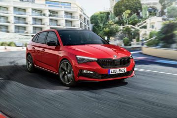 2020 Skoda Scala Monte Carlo front 3/4