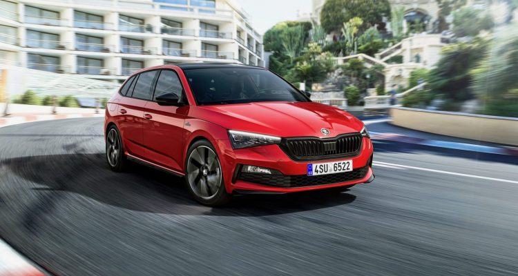 2020 Skoda Scala Monte Carlo front 3/4