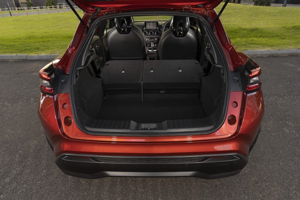 The 2020 Juke's boot has grown to 422 litres