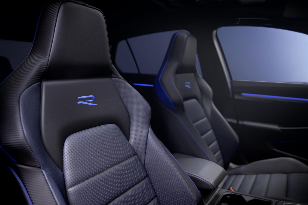 2021 Volkswagen Golf R Mk8 interior