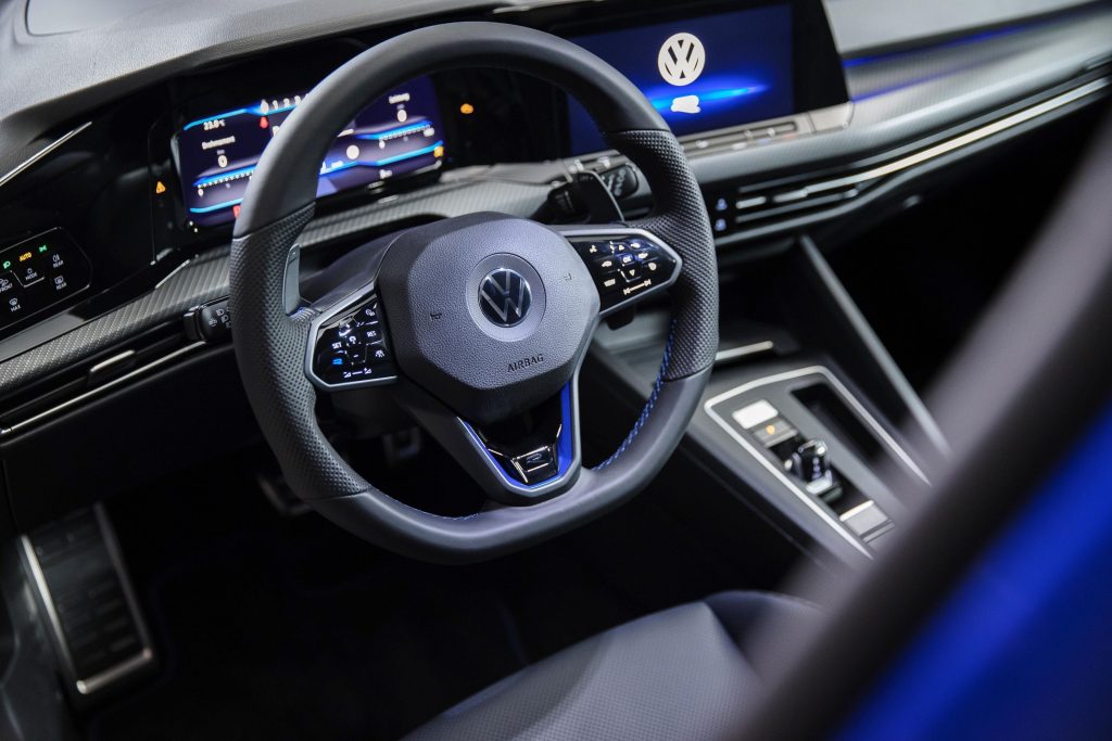 2021 Volkswagen Golf R Mk8 interior