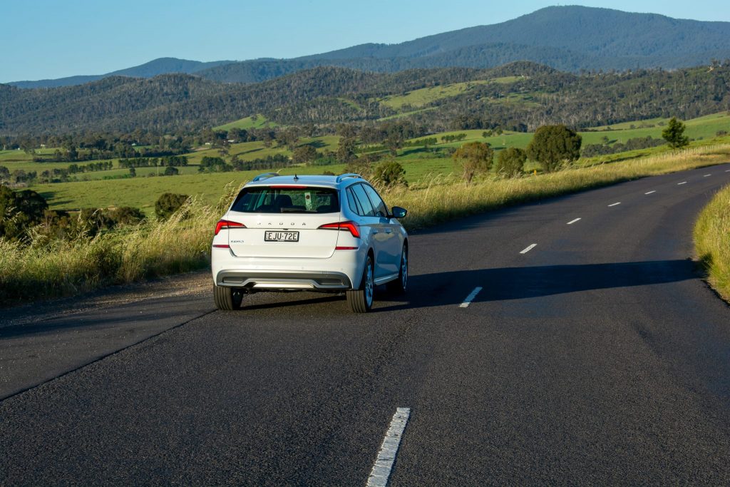 2020 Skoda Kamiq rear white