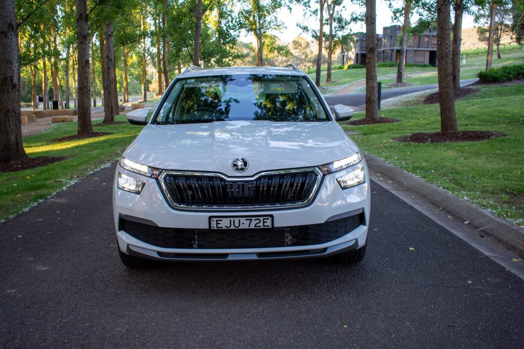 2020 Skoda Kamiq front white