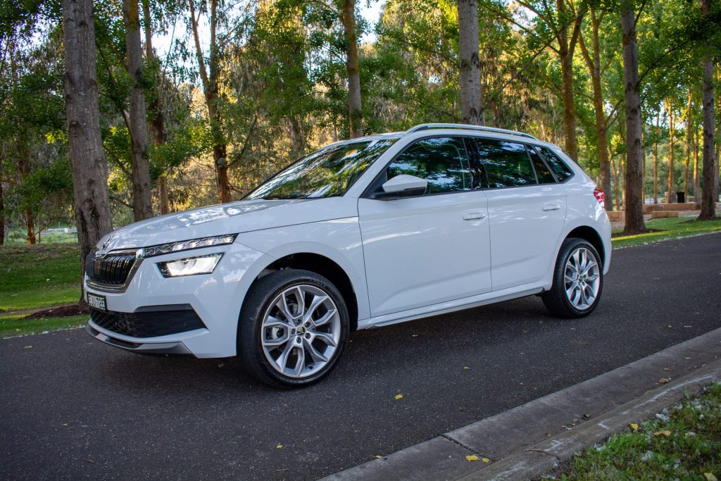 2020 Skoda Kamiq front white