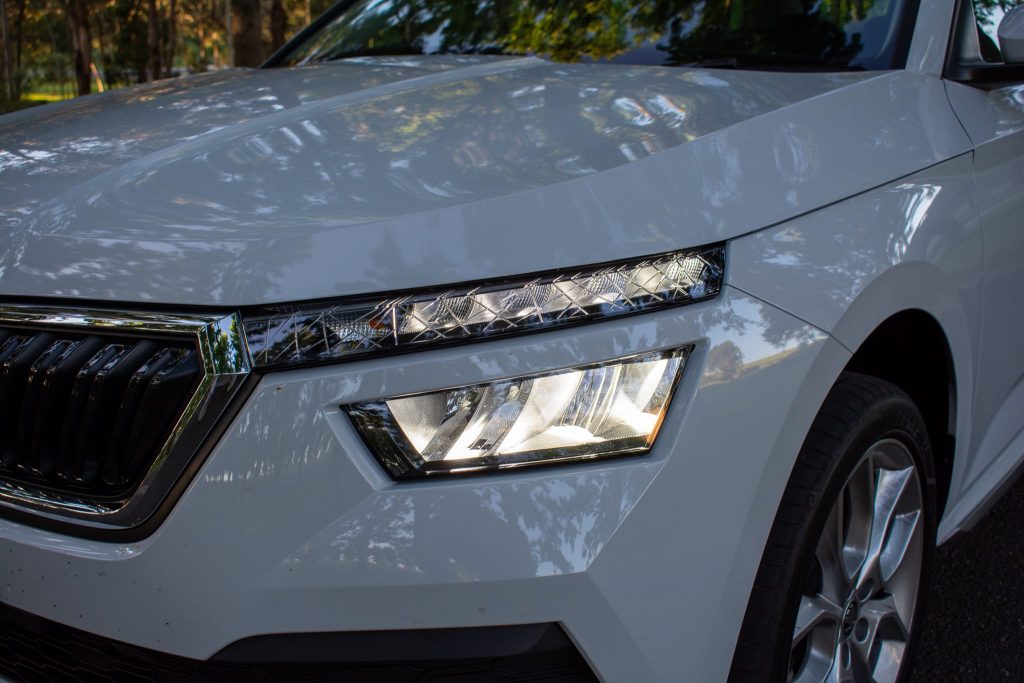 2020 Skoda Kamiq front LED lights