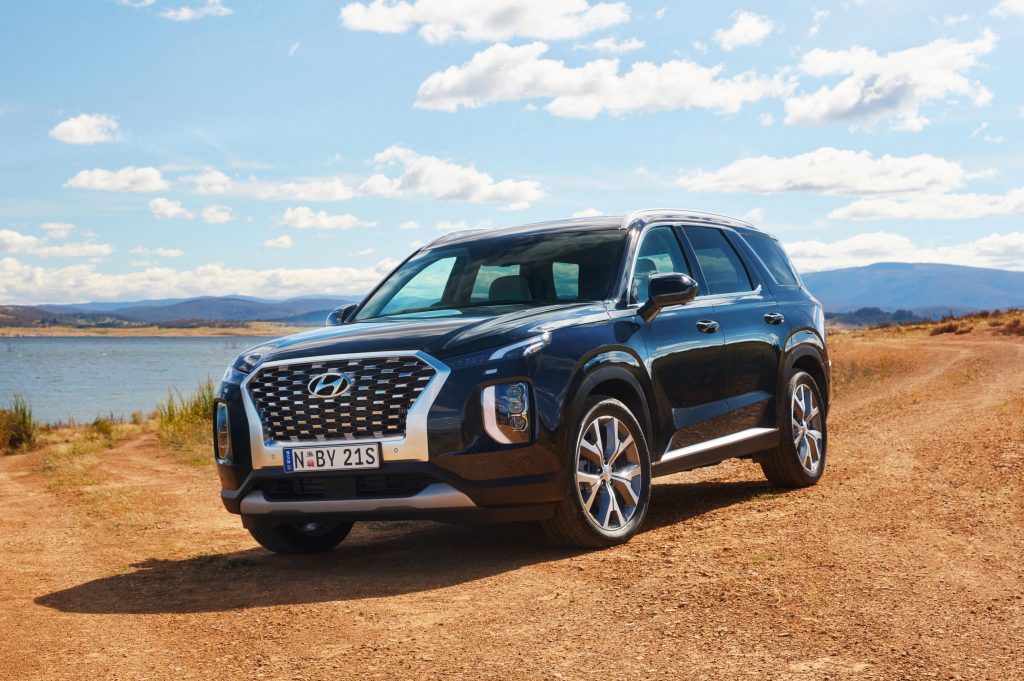 2021 Hyundai Palisade Highlander front