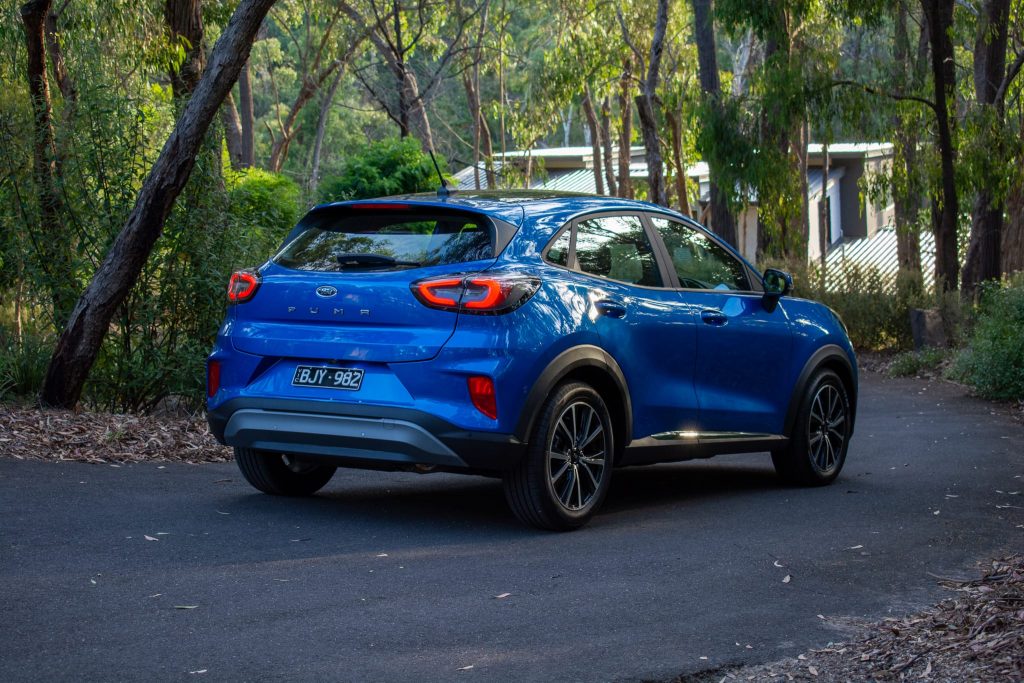 Blue 2020 Ford Puma