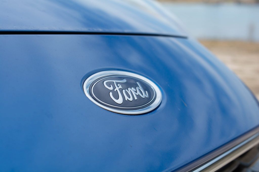 Blue 2020 Ford Puma logo