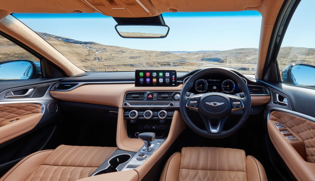 Genesis G70 interior