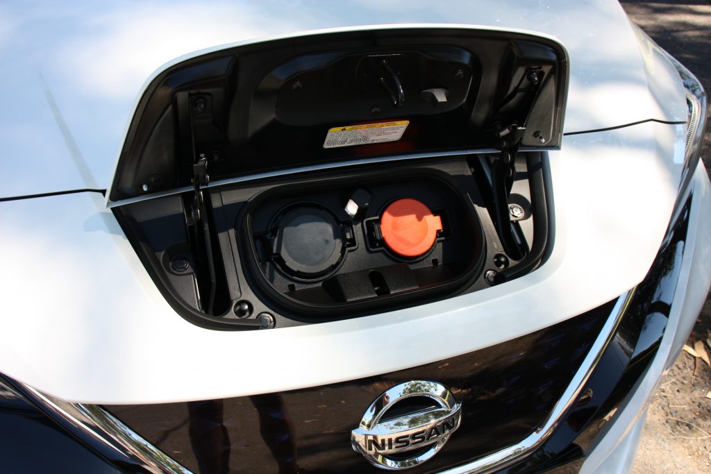 2021 Nissan Leaf 40kW charge ports