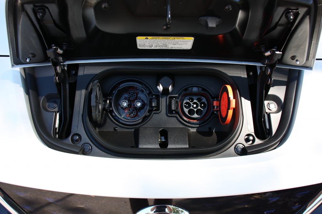 Nissan Leaf charge ports