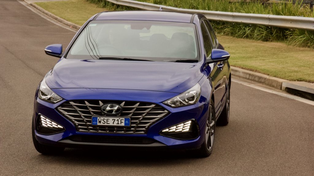 2021 Hyundai i30 Elite driving