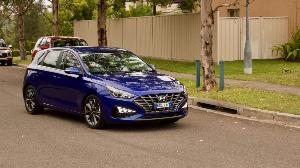 2021 Hyundai i30 Elite driving