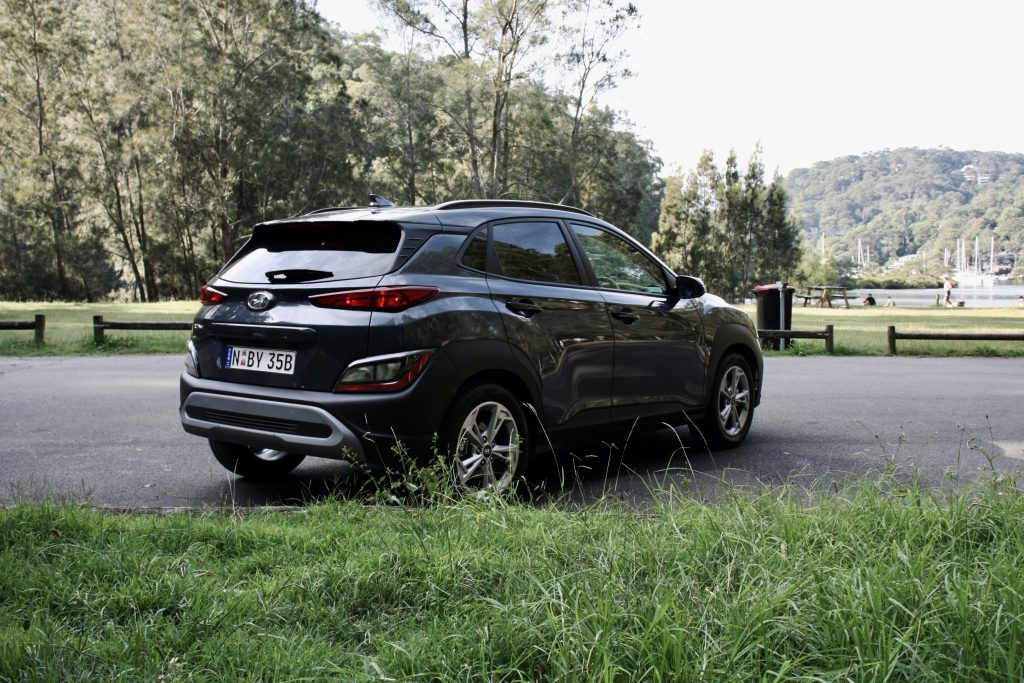 2021 Hyundai Kona rear quarter