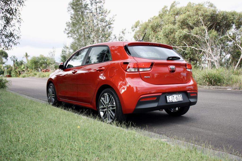 2021 Kia Rio Sport rear quarter