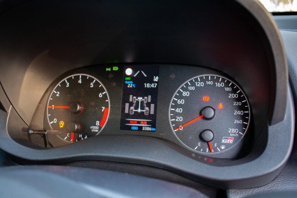 2021 Toyota GR Yaris instruments