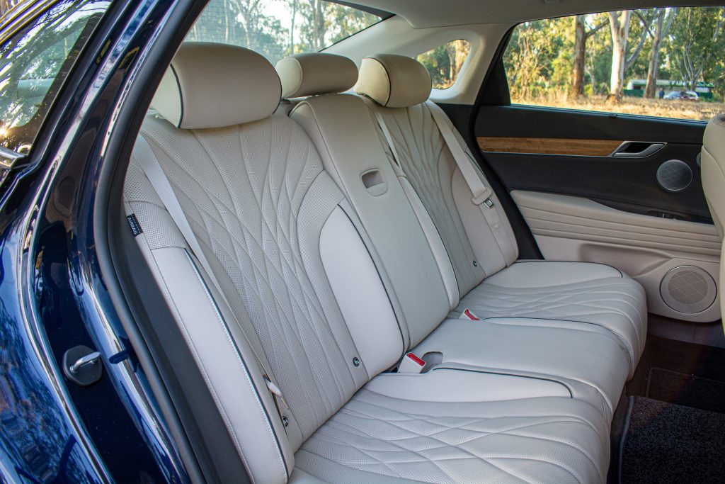 Genesis G80 rear seats