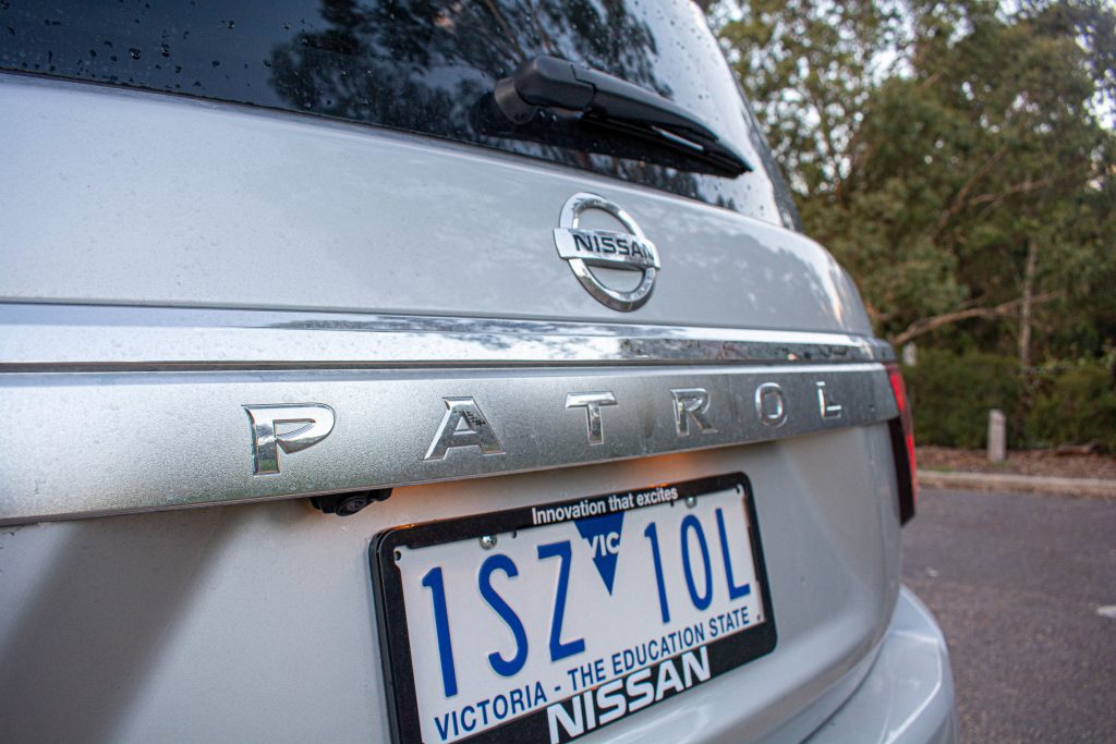2021 Nissan Patrol badge rear