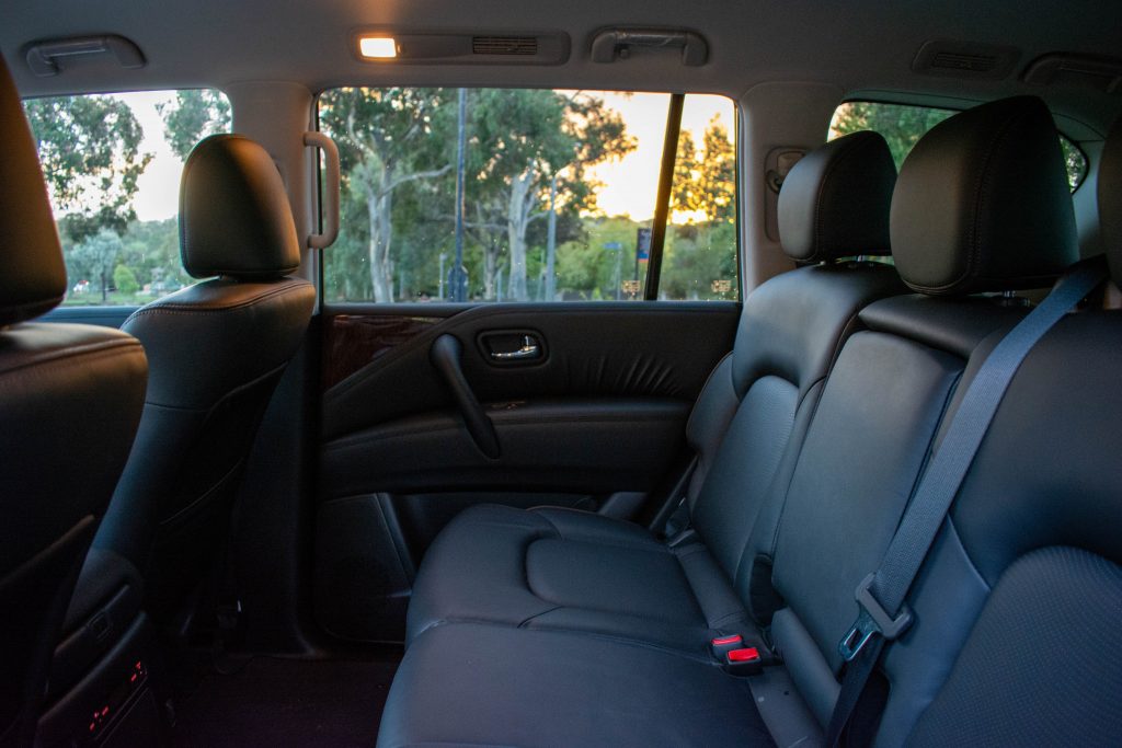 2021 Nissan Patrol rear seats