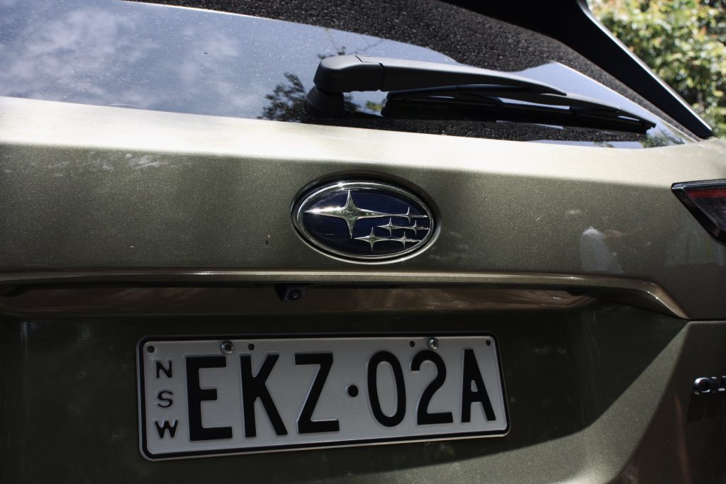 2021 Subaru Outback Sport rear badge
