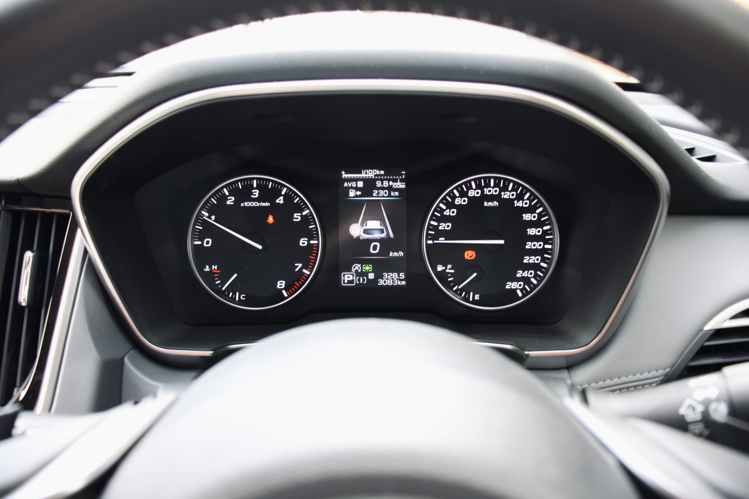 Subaru Outback driver's dials
