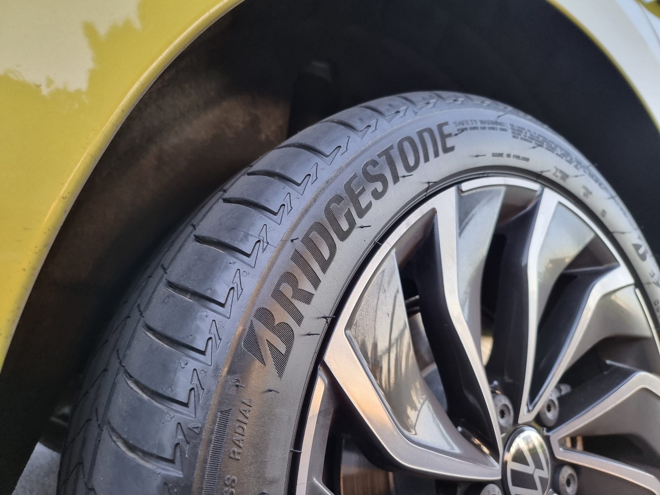 2022 VW Golf Wagon Bridgestone tyre