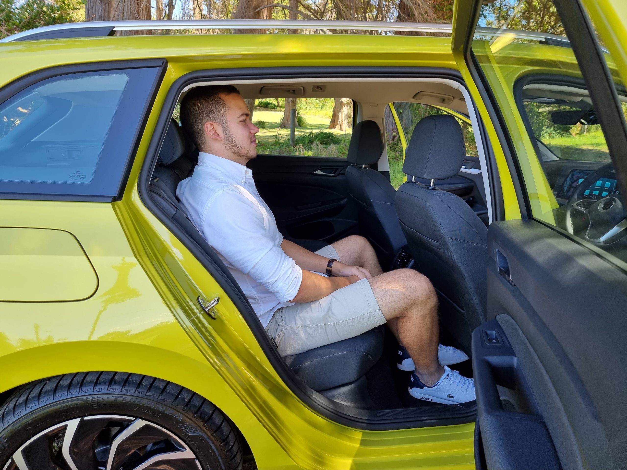 2022 VW Golf Wagon rear seat