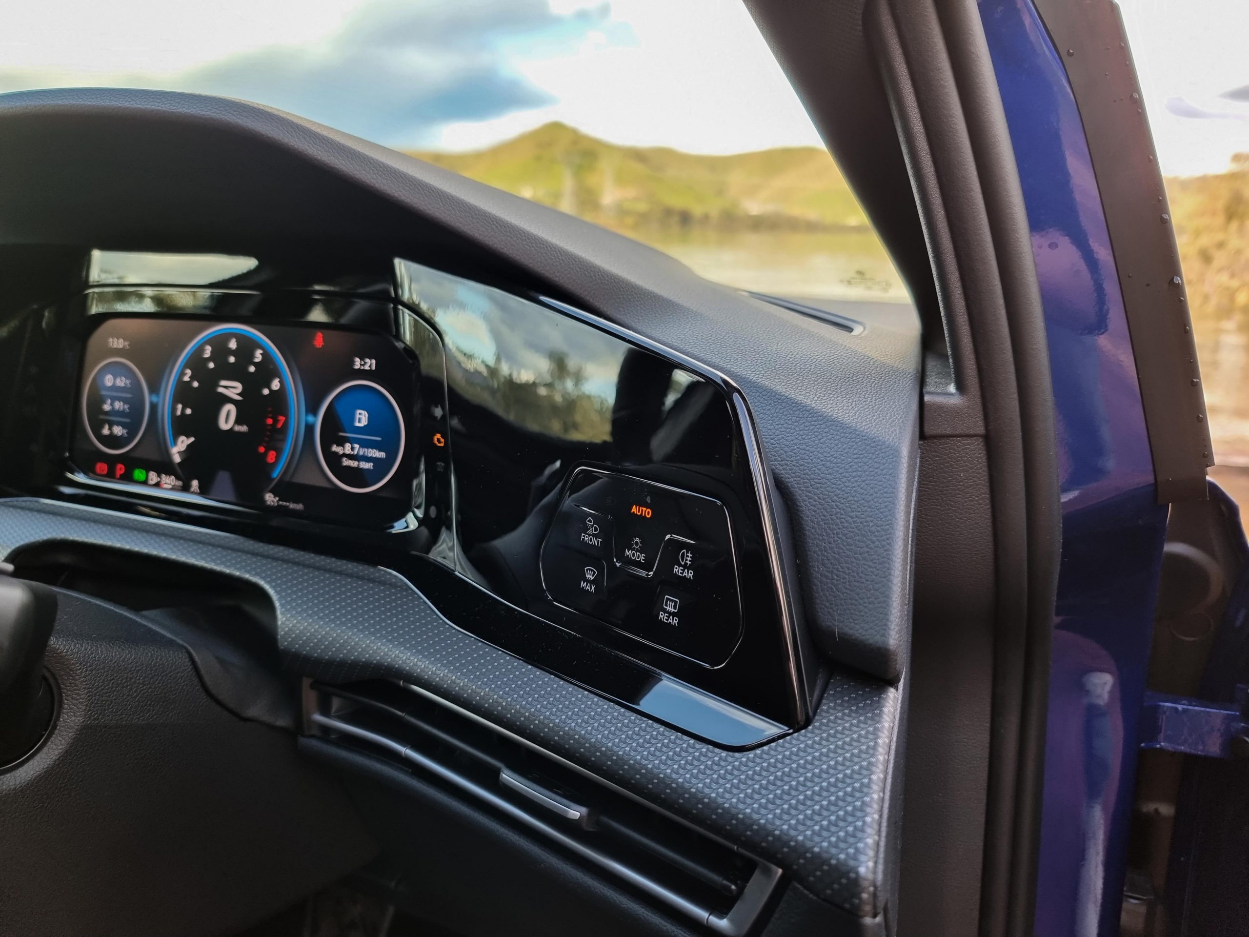 2022 VW Golf R Wagon interior