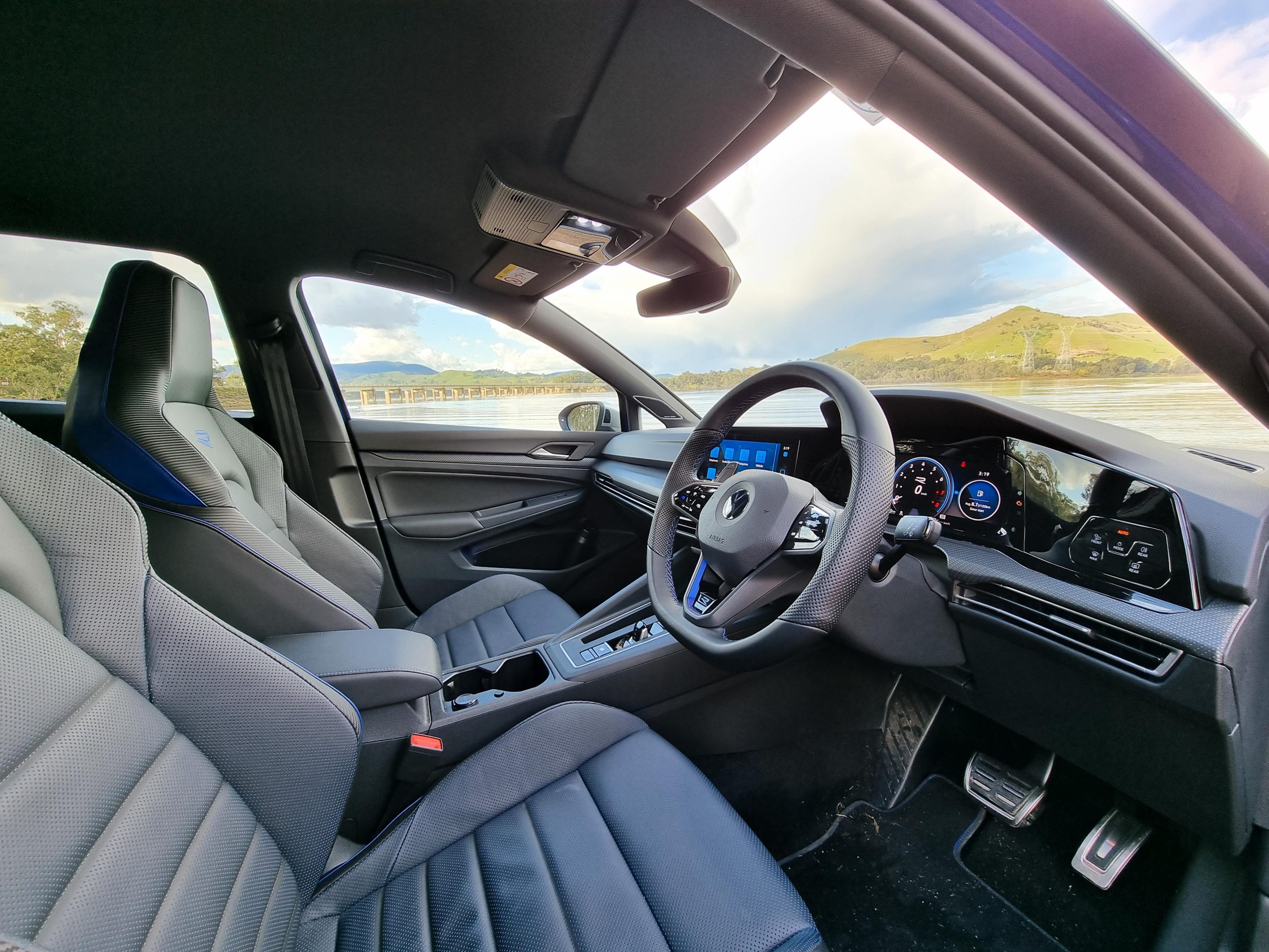 2022 VW Golf R Wagon interior