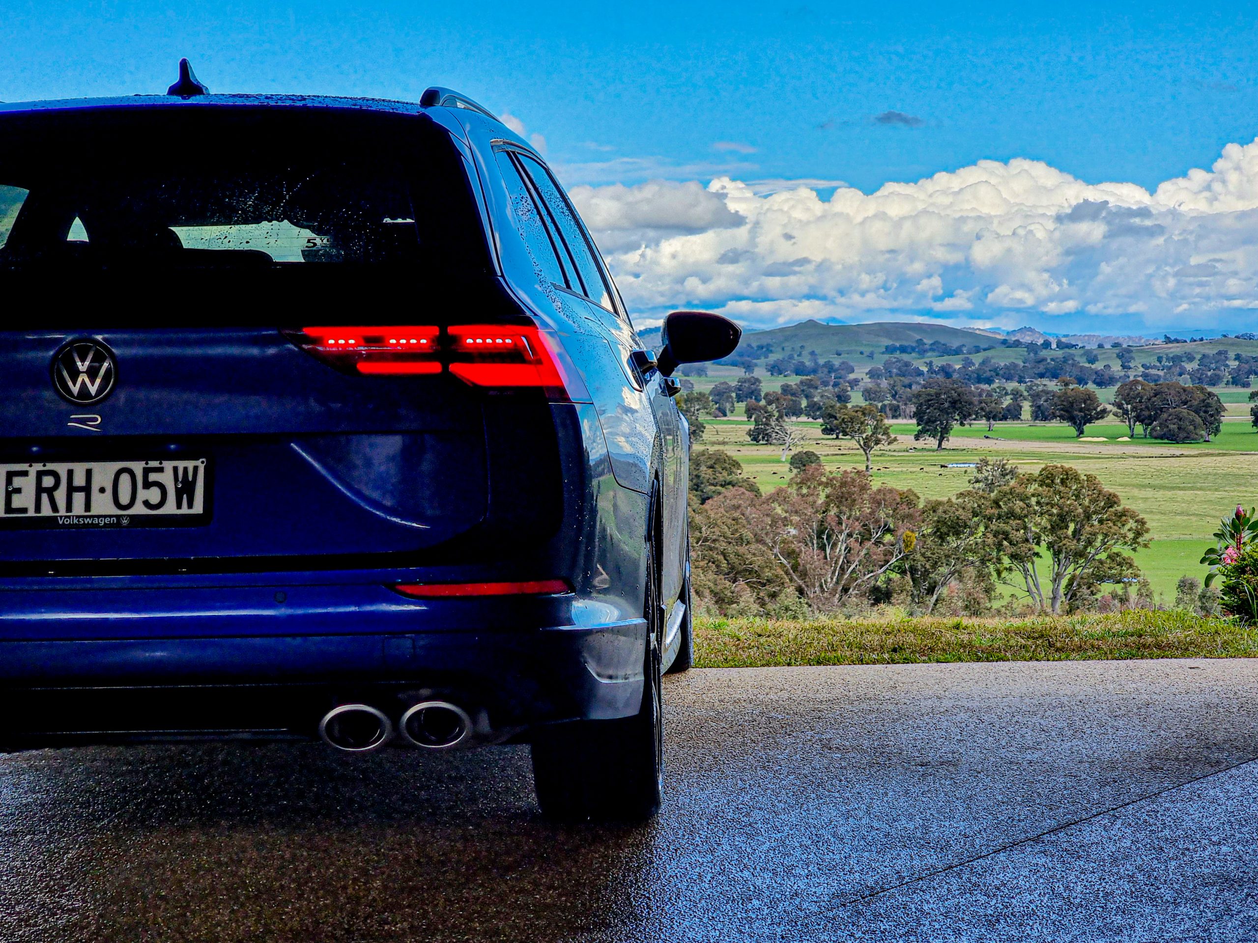 2022 VW Golf R Wagon rear