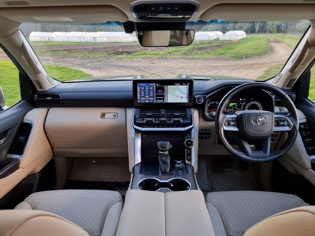 2022 Toyota LandCruiser Sahara interior