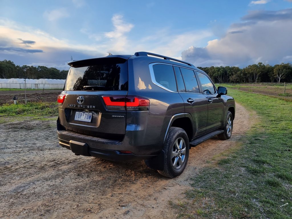 2022 Toyota LandCruiser Sahara rear