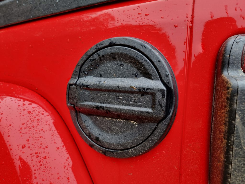 2023 Jeep Wrangler Rubicon fuel cap