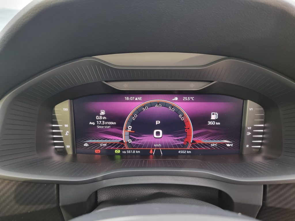 2023 Skoda Kodiaq 132TSI instruments