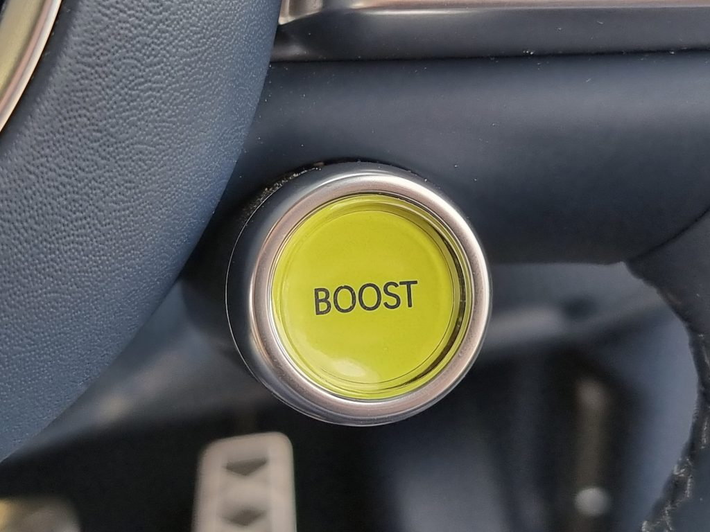 2023 GV60 performance boost button