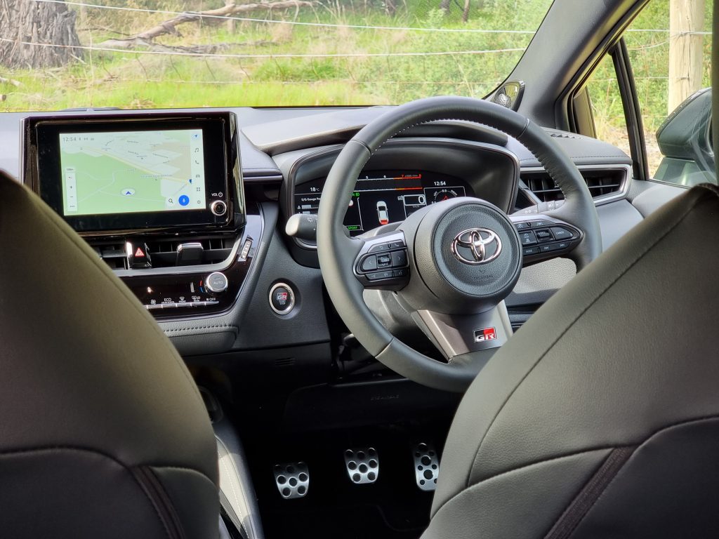 2023 Toyota GR Corolla interior