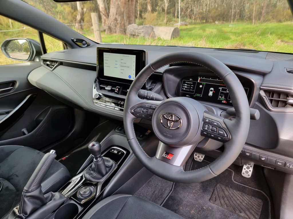 2023 Toyota GR Corolla interior