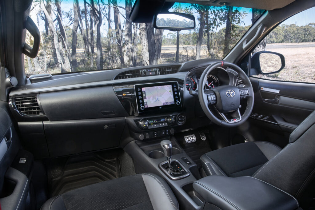 2023 Toyota HiLux GR Sport interior