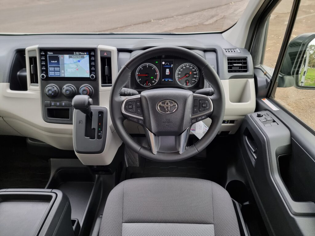 2023 Toyota HiAce interior