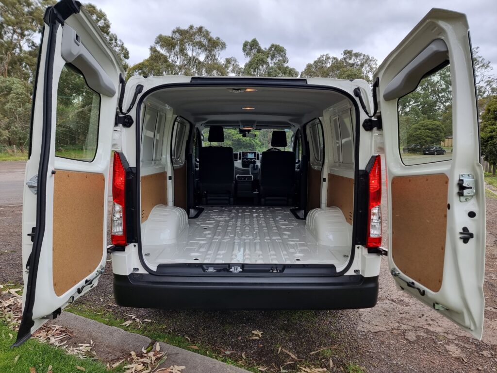 2023 Toyota HiAce barn doors