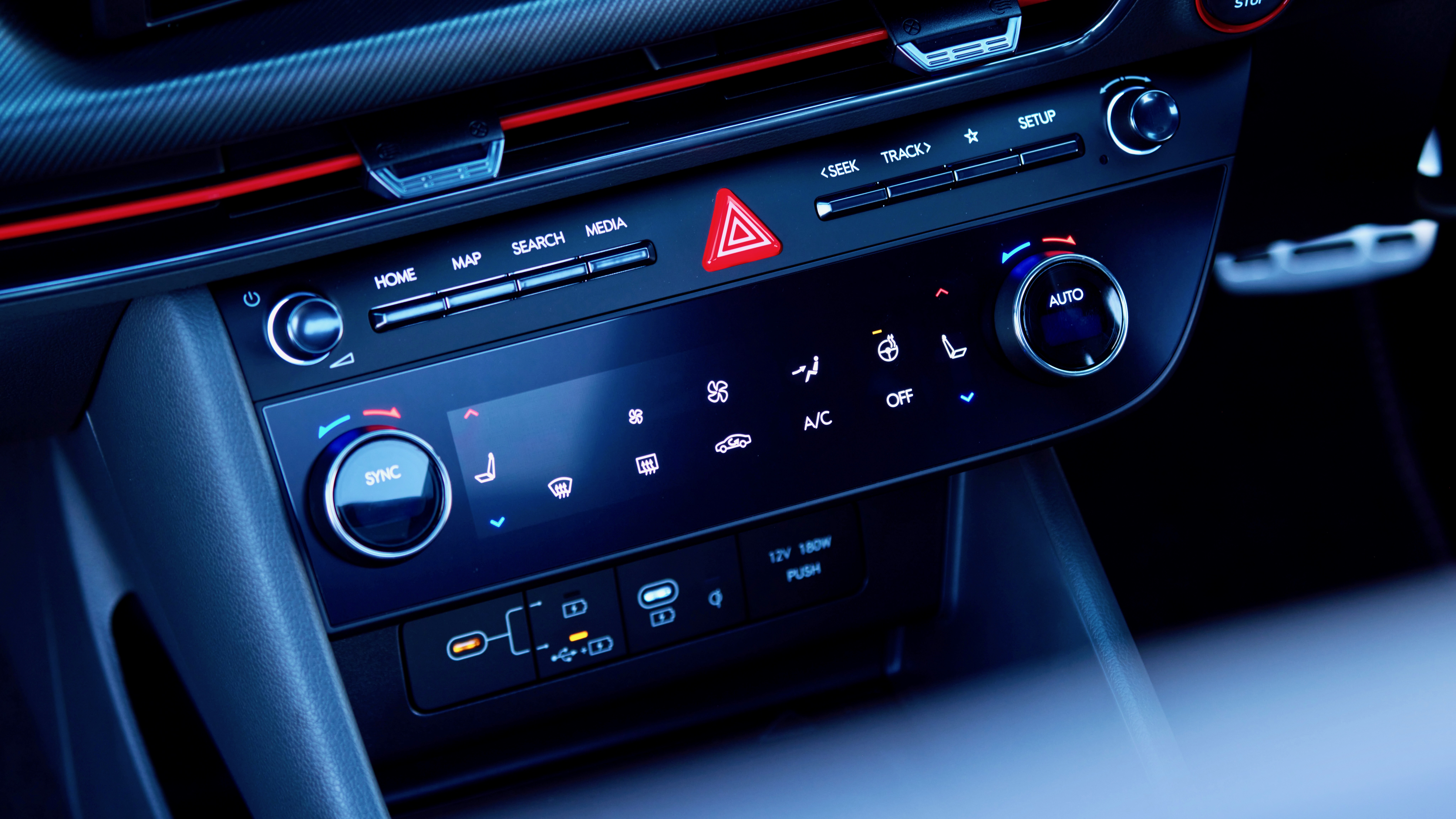 2024 Hyundai Sonata N Line AC controls