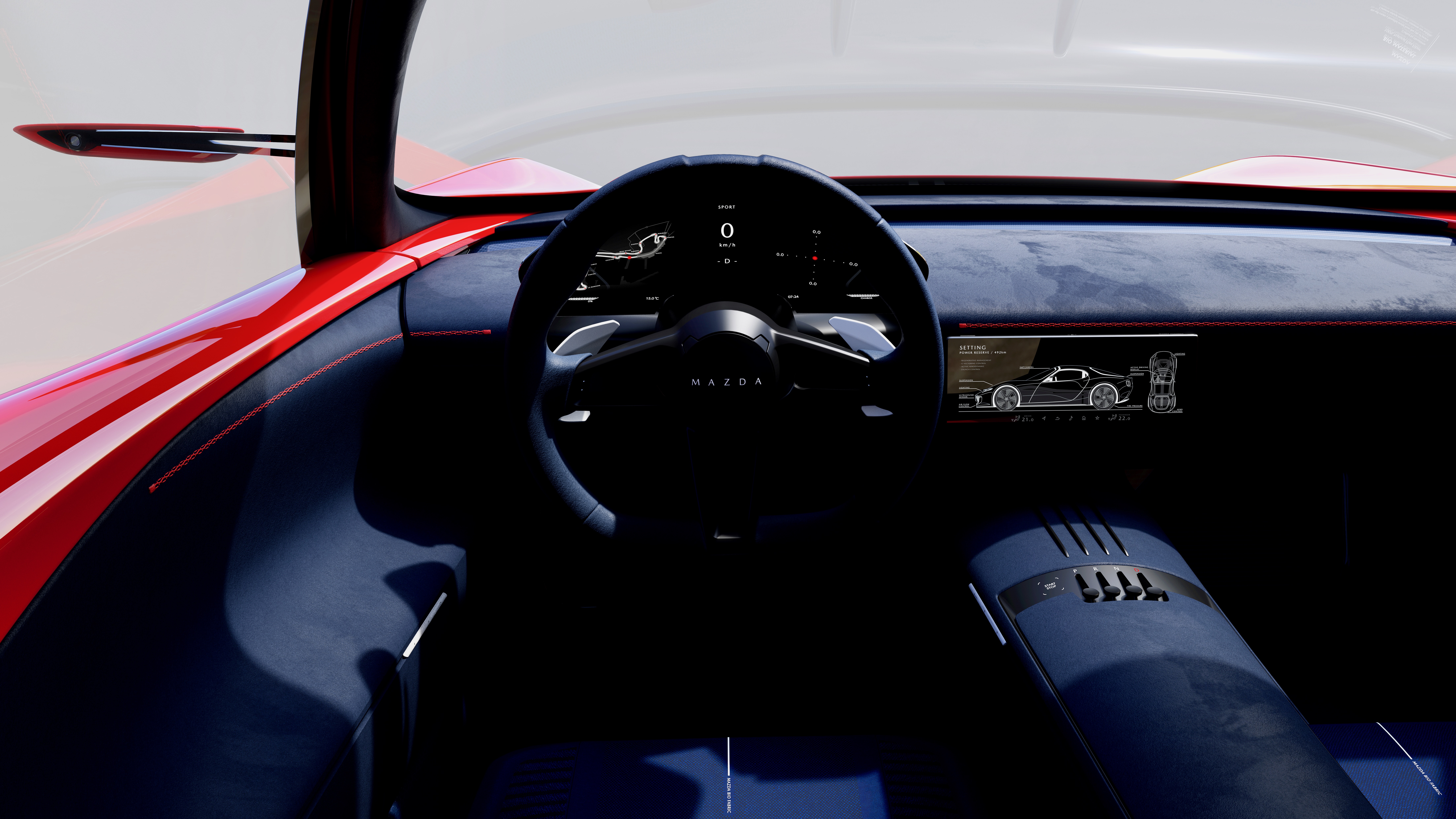 Mazda Iconic SP Concept Car dashboard