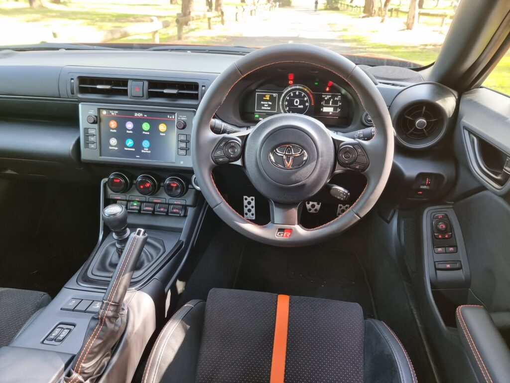 2023 Toyota GR86 interior