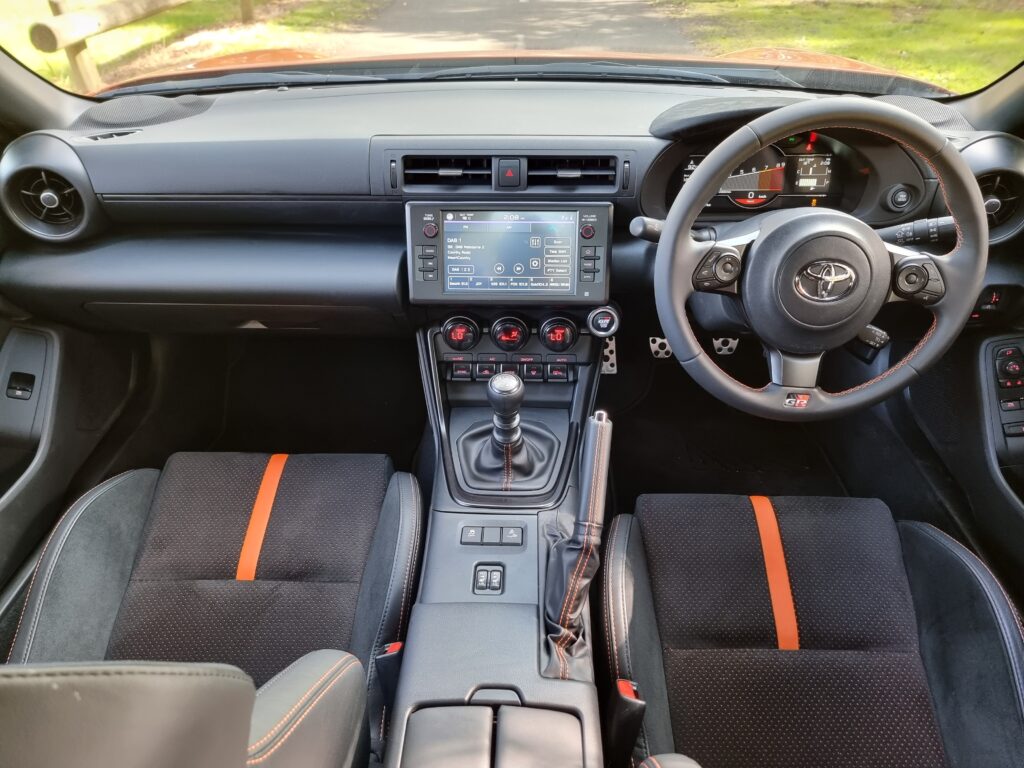 2023 Toyota GR86 interior