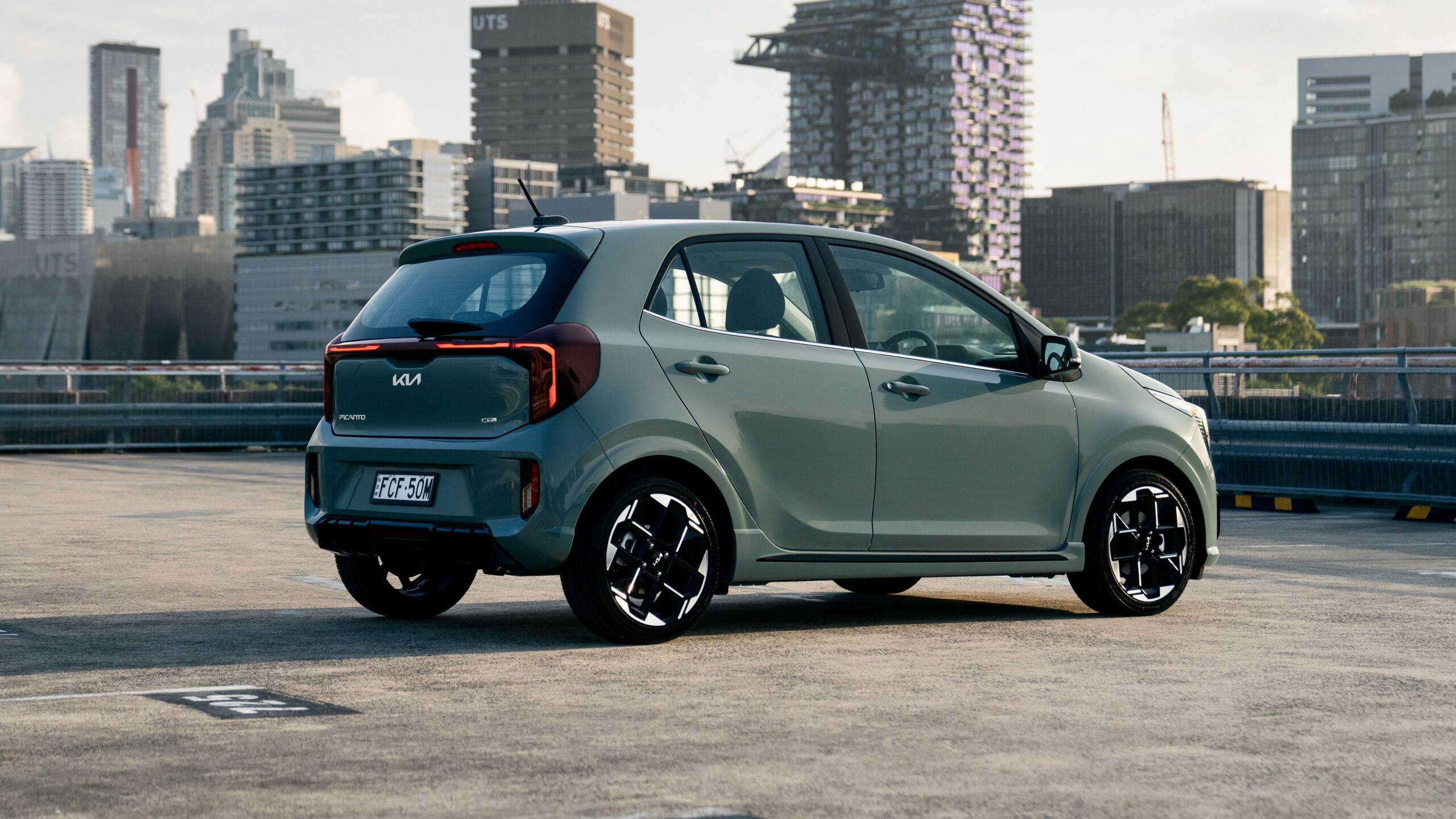 2024 Kia Picanto GT-Line rear 3/4