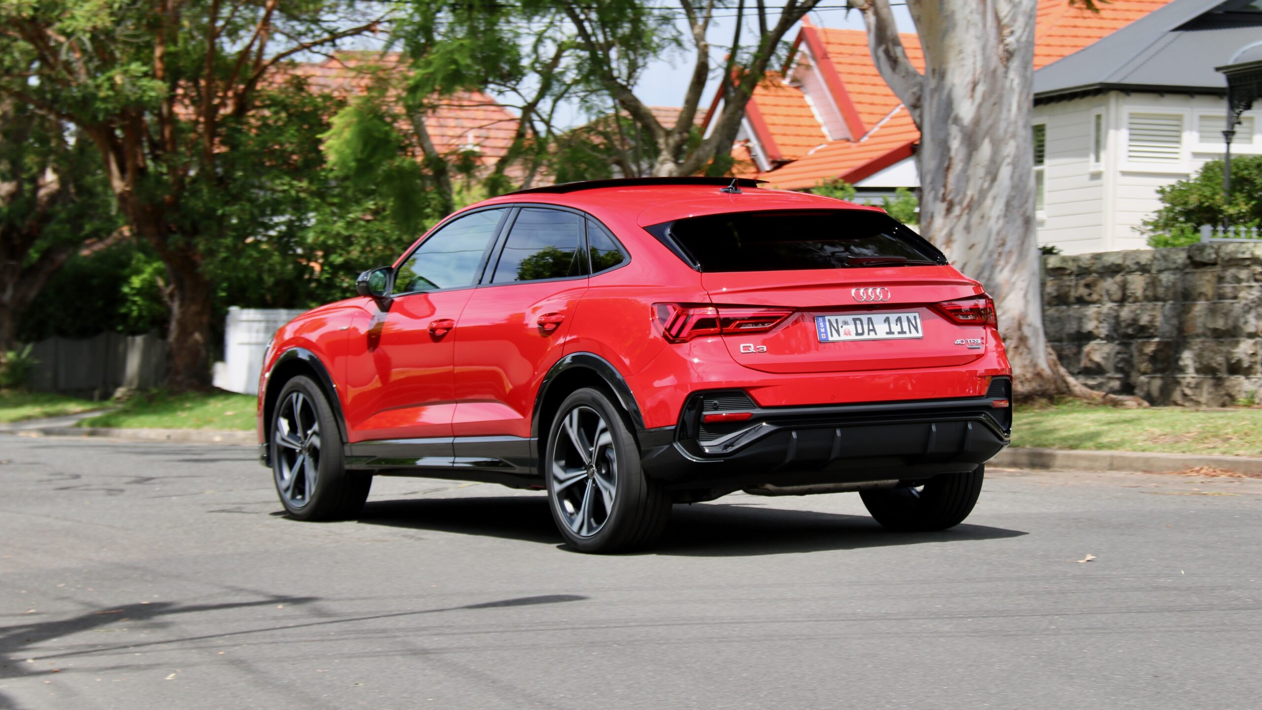 2024 Audi Q3 40 Sportback rear driving