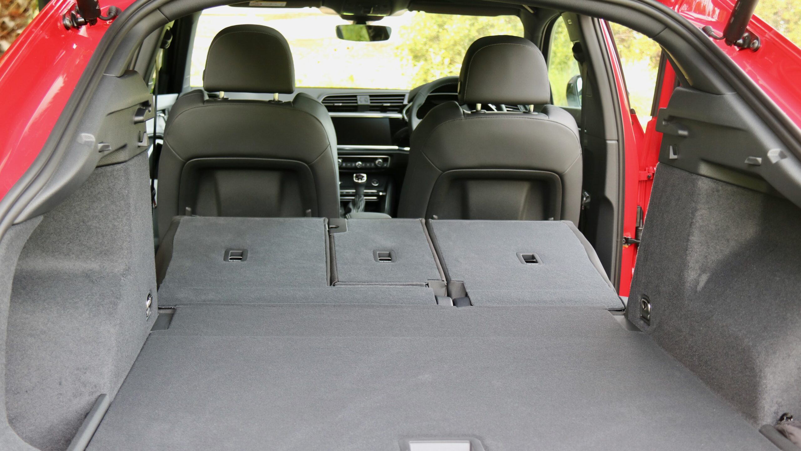 2024 Audi Q3 40 Sportback seats folded