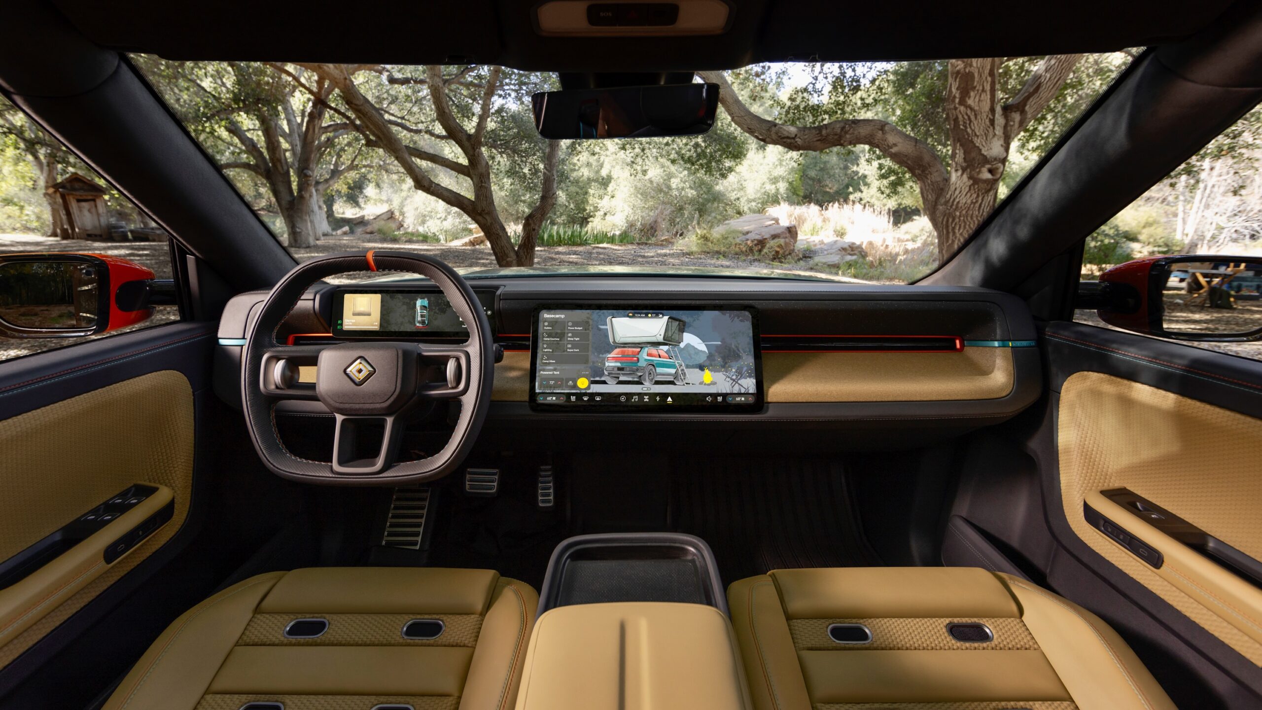 Rivian R3X interior